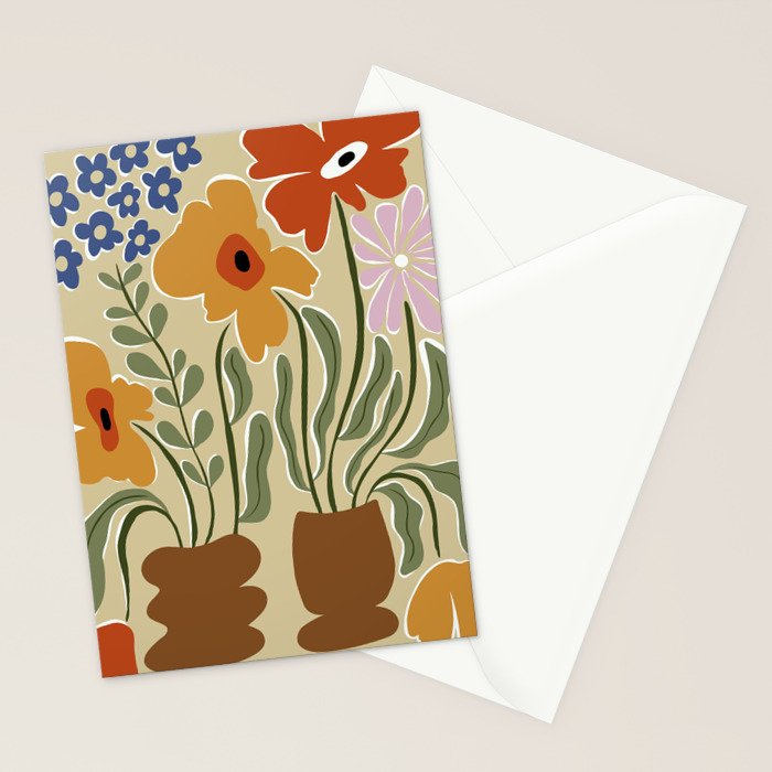 Classic Color Bloom Stationery Card Gallery Image 2