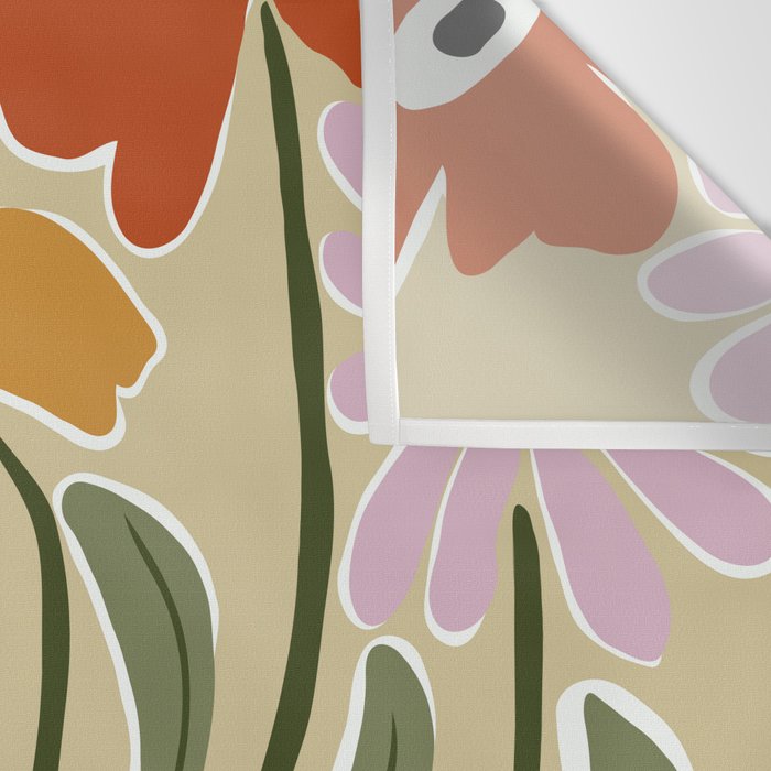 Classic Color Bloom Wall Tapestry Gallery Image 3