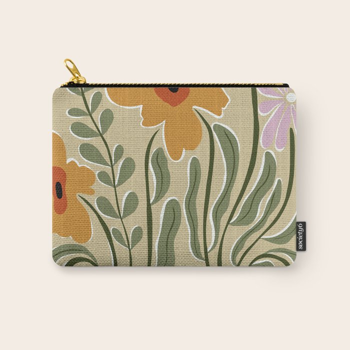 Classic Color Bloom Carry All Pouch Gallery Image 1