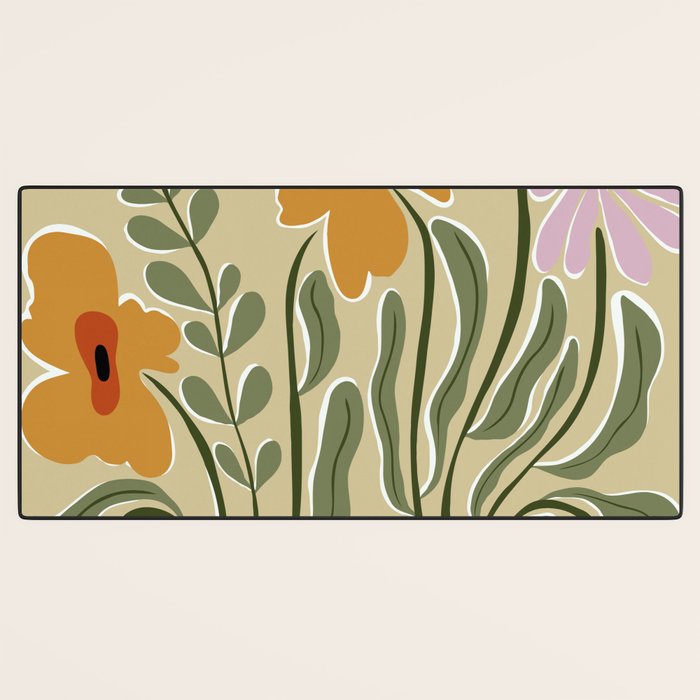 Classic Color Bloom Desk Mat Gallery Image 3