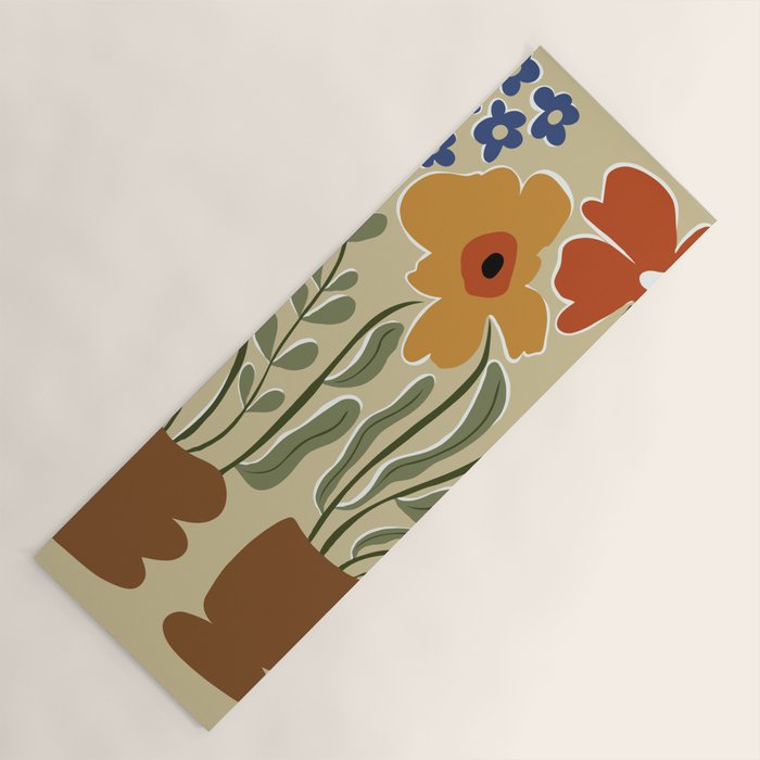 Classic Color Bloom Yoga Mat Gallery Image 1
