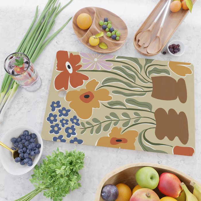 Classic Color Bloom Cutting Board Gallery Image 2