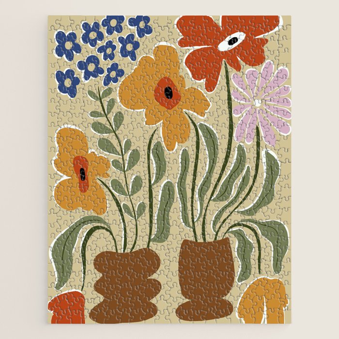 Classic Color Bloom Jigsaw Puzzle Gallery Image 1