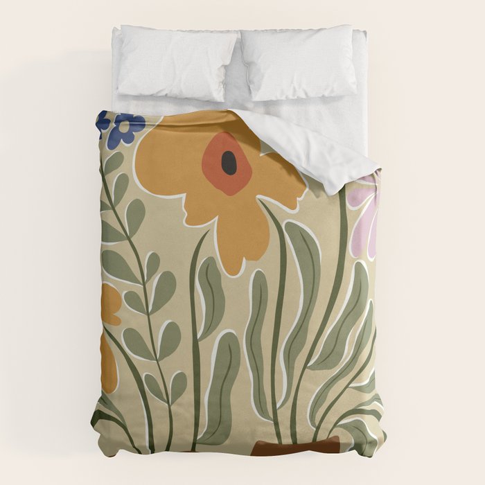 Classic Color Bloom Duvet Cover Gallery Image 6