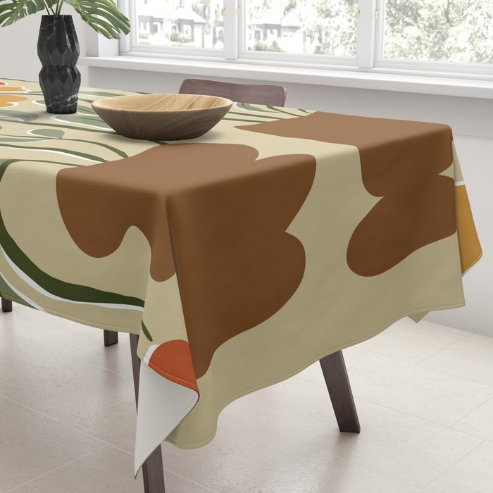 Classic Color Bloom Tablecloth Gallery Image 3