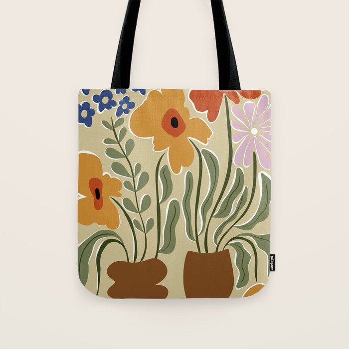 Classic Color Bloom Tote Bag Gallery Image 1