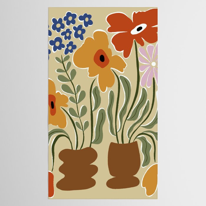 Classic Color Bloom Tablecloth Gallery Image 2
