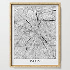 Paris White Map Serving Tray Gallery Image 1