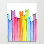 Rainbow of Cats Funny Whimsical Animals Notebook Gallery Image 4