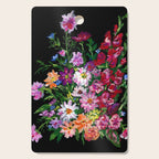 Dahlias and Gladiolus Bouquet Cutting Board Gallery Image 1