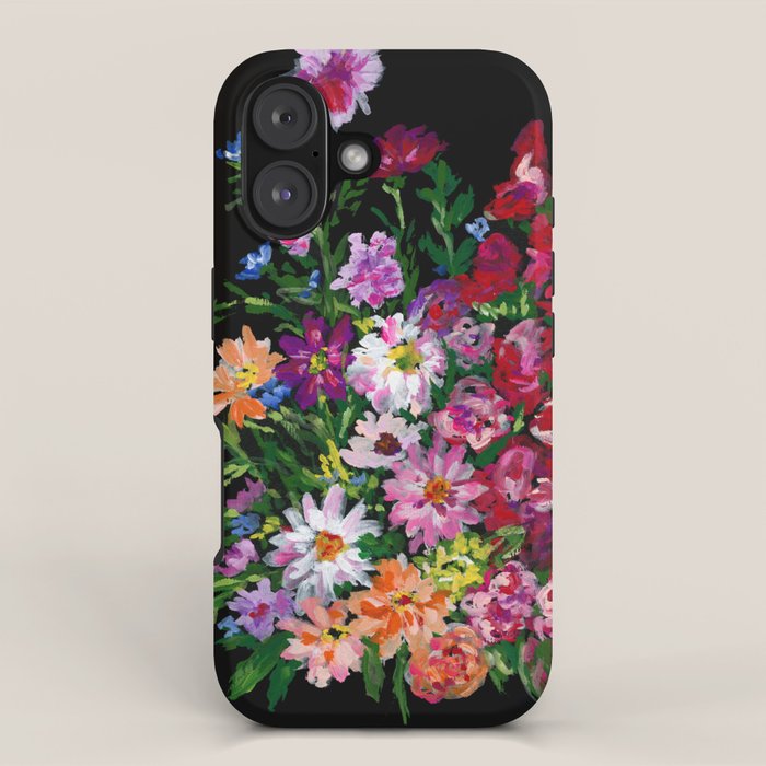 Dahlias and Gladiolus Bouquet iPhone Case Gallery Image 1