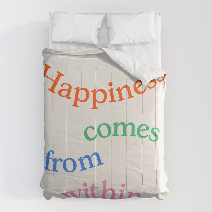 Happiness Comes From Within Comforter Gallery Image 6