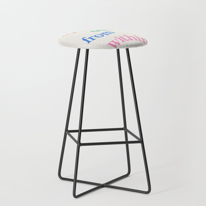 Happiness Comes From Within Stool Gallery Image 1