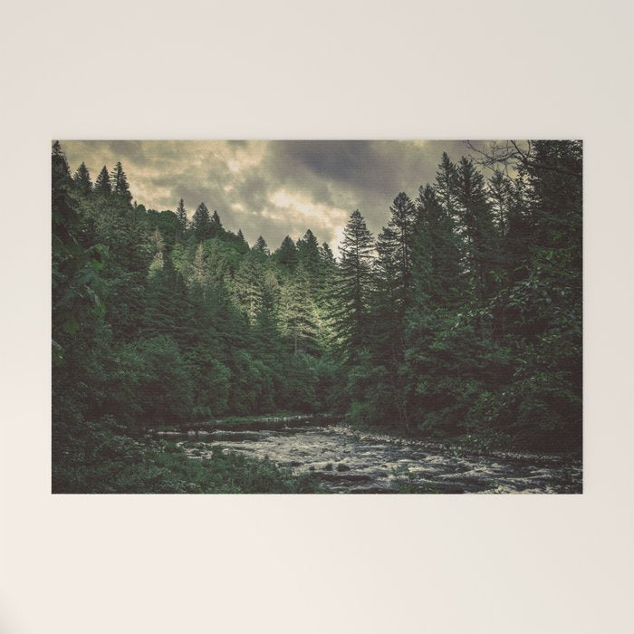 Pacific Northwest River - Nature Photography Welcome Mat Gallery Image 1