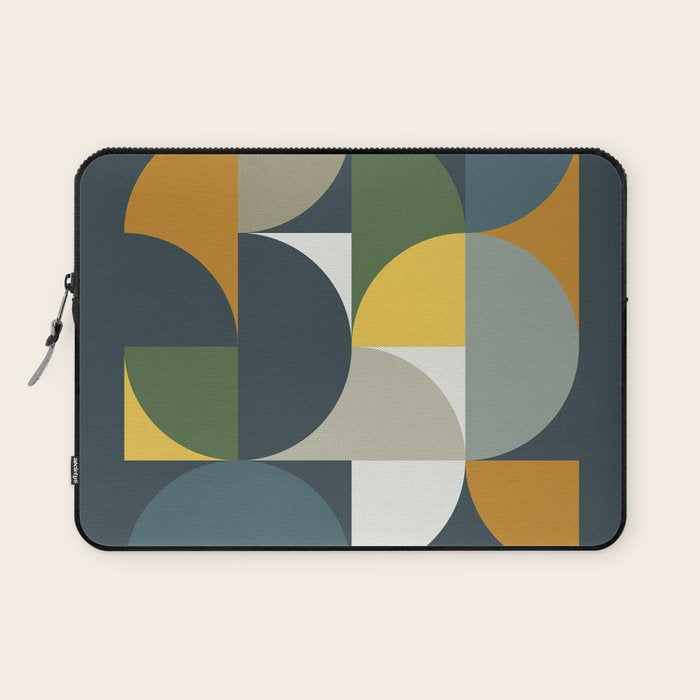 Mid Century Geometric 13/2 Laptop Sleeve Gallery Image 1