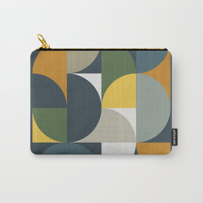 Mid Century Geometric 13/2 Carry All Pouch Gallery Image 1