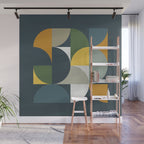 Mid Century Geometric 13/2 Wall Mural Gallery Image 1