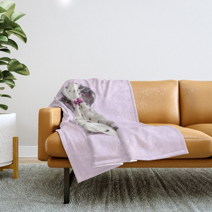 DALMATIAN Throw Blanket Gallery Image 1