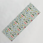 Home For The Holidays Blush Mint Christmas Yoga Mat Gallery Image 1