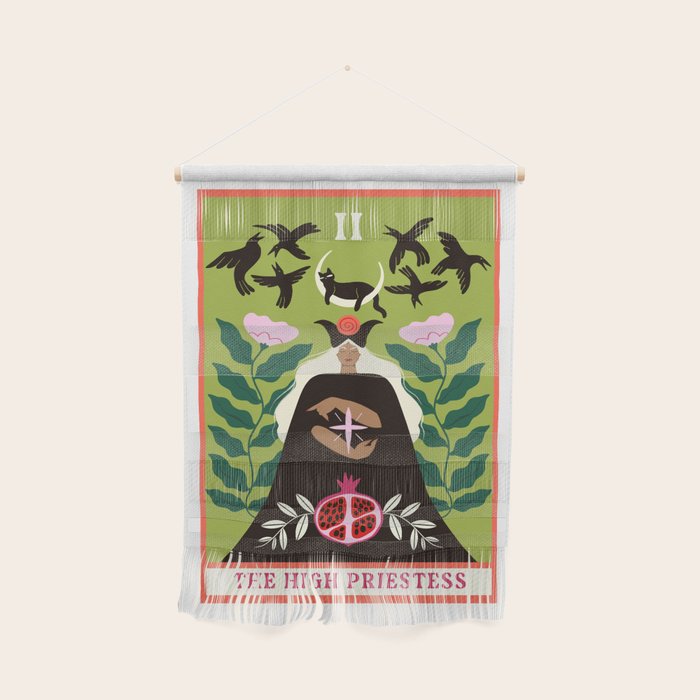 The High Priestess Tarot Card Wall Hanging Gallery Image 1