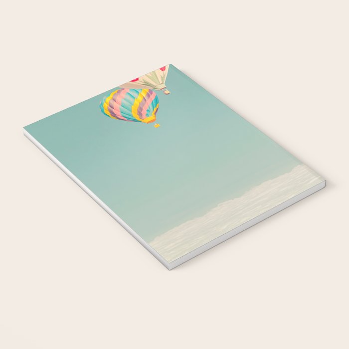 Hot Air Balloons Over Clouds Notebook Gallery Image 3