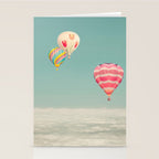 Hot Air Balloons Over Clouds Stationery Card Gallery Image 2