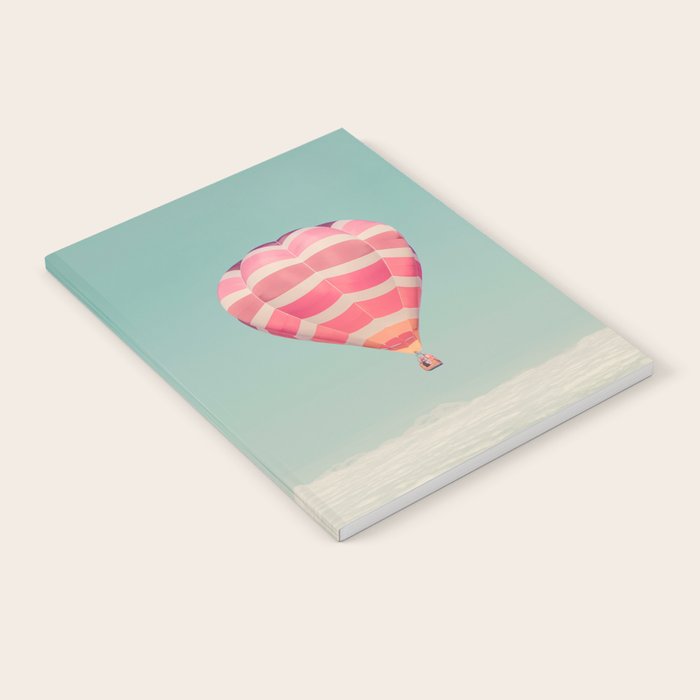 Hot Air Balloons Over Clouds Notebook Gallery Image 2