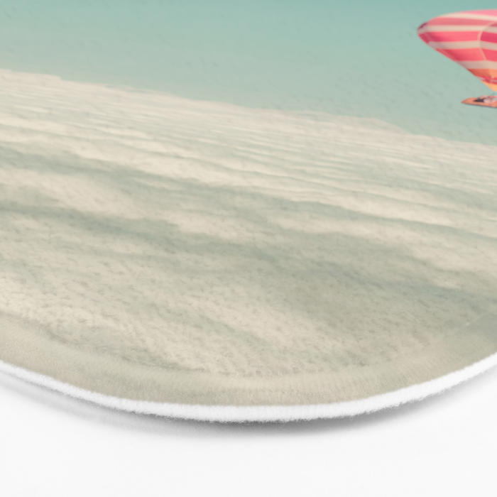 Hot Air Balloons Over Clouds Bath Mat Gallery Image 3