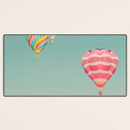 Hot Air Balloons Over Clouds Desk Mat Gallery Image 3