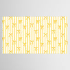 Charming Yellow Ribbon and Stripes  Tablecloth Gallery Image 2