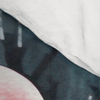 Pink Flamingos Pair In The Teal Rain Comforter Gallery Image 4