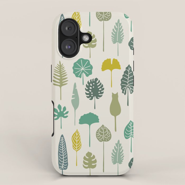 Cat and Plant 49 iPhone Case Gallery Image 1