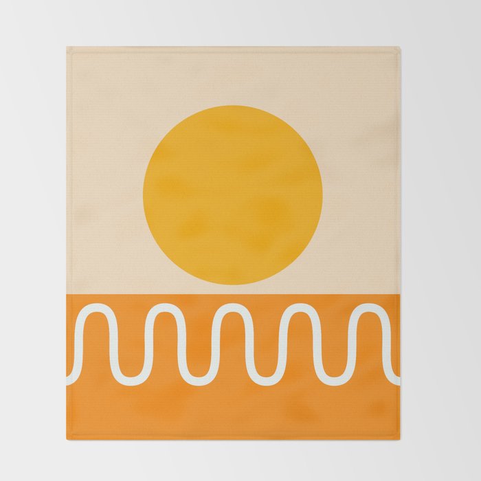 Abstract Landscape 22C Throw Blanket Gallery Image 2