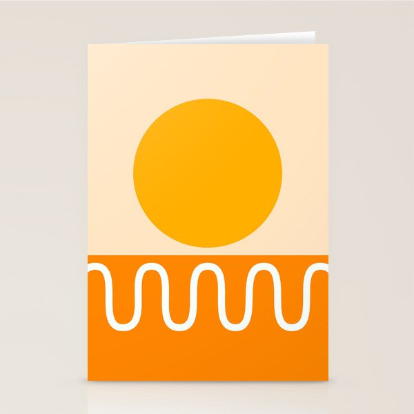 Abstract Landscape 22C Stationery Card Gallery Image 2