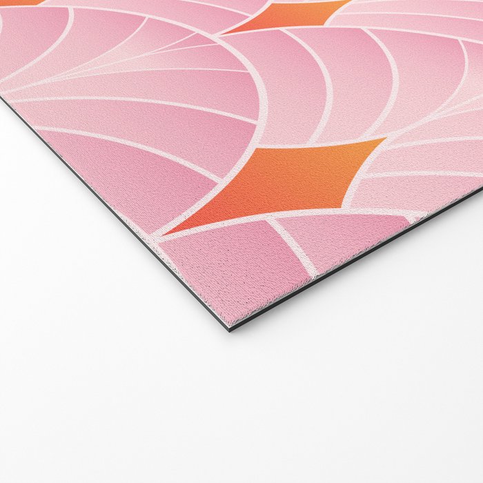 Diamonds & Petals: The Peach Edition Welcome Mat Gallery Image 2