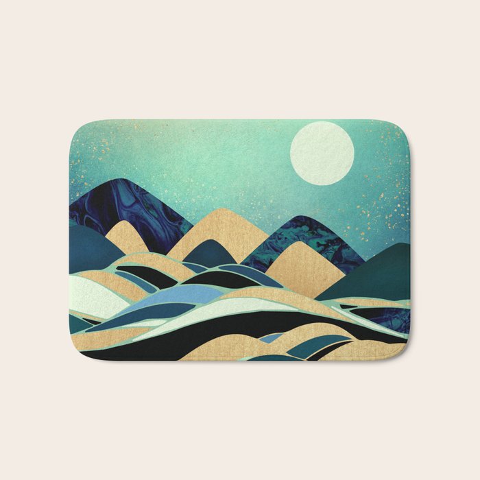 Emerald Evening Bath Mat Gallery Image 1