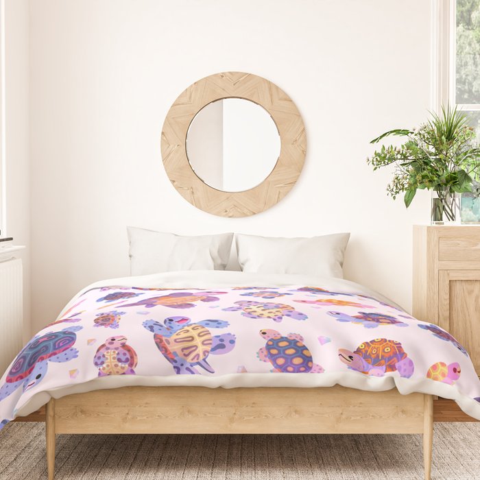 Diamondback terrapin Duvet Cover Gallery Image 3