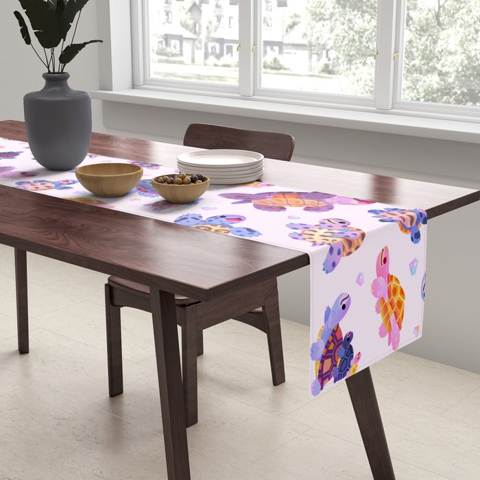 Diamondback terrapin Table Runner Gallery Image 2