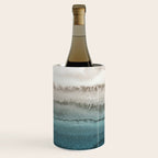 WITHIN THE TIDES - CRASHING WAVES TEAL Wine Chiller Gallery Image 1