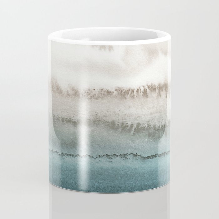 WITHIN THE TIDES - CRASHING WAVES TEAL Coffee Mug Gallery Image 4