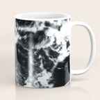 Waves - Black and White Abstract Coffee Mug Gallery Image 1
