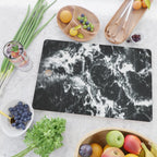 Waves - Black and White Abstract Cutting Board Gallery Image 2