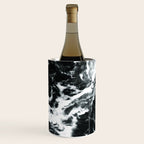 Waves - Black and White Abstract Wine Chiller Gallery Image 2