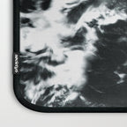 Waves - Black and White Abstract Laptop Sleeve Gallery Image 3