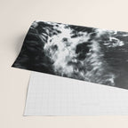 Waves - Black and White Abstract Wrapping Paper Gallery Image 2