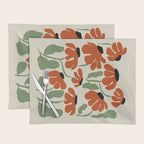 Cute smiley flowers  Placemat Gallery Image 1