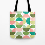 Mod Geometrics | Green Tote Bag Gallery Image 1
