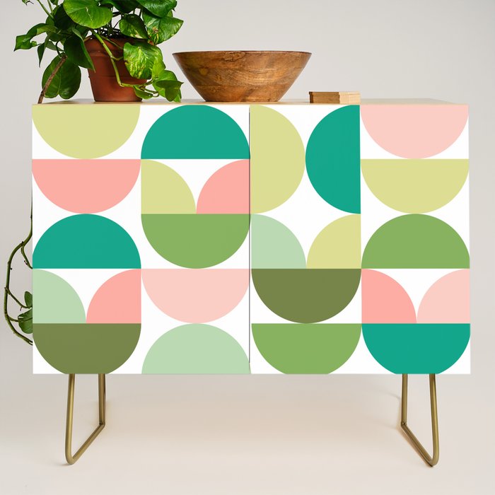 Mod Geometrics | Green Credenza Gallery Image 1