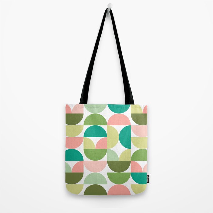 Mod Geometrics | Green Tote Bag Gallery Image 2