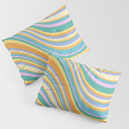 Wavy Stripes XXIV - 90s Summer Pillow Sham Gallery Image 3